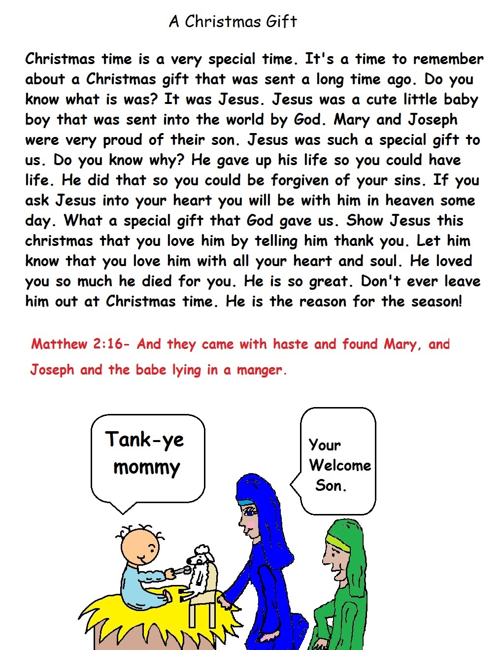 Christmas Sunday School Lesson christmas-sunday-school-lesson